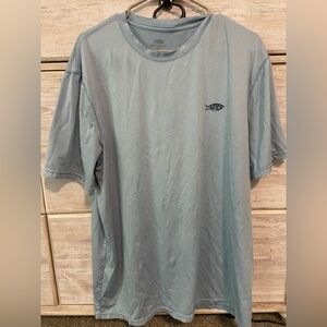 AFTCO Men’s Sky Blue Short Sleeve Shirt | Tee | Fishing | Outdoors | Size XL